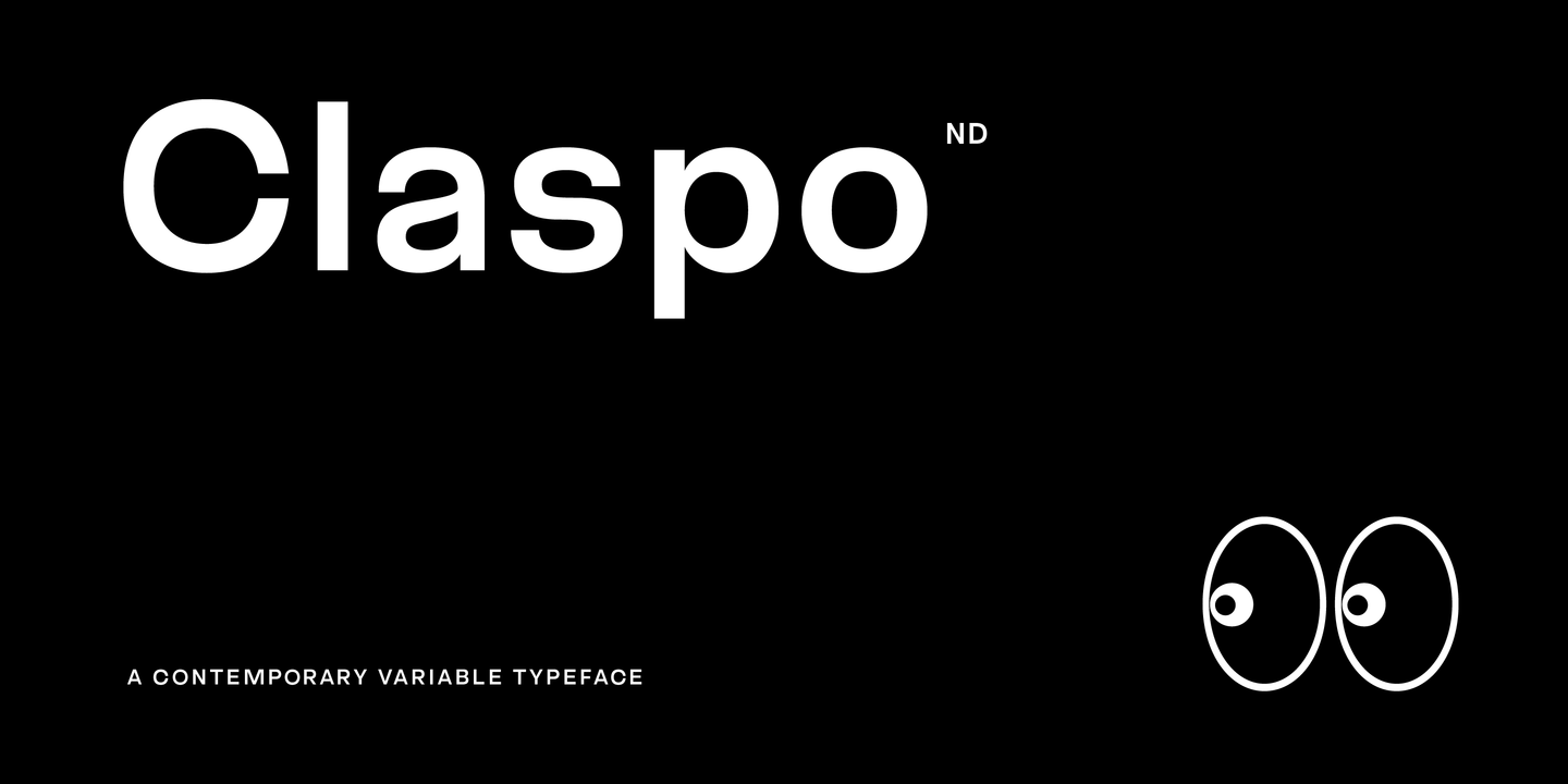 Шрифт Claspo ND